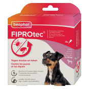 Pipettes antiparasitaires pour chiens - Durée d'action 5 semaines