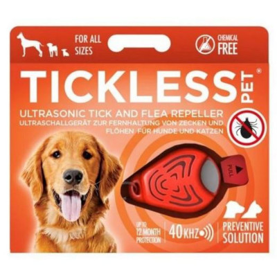 Système d'impulsions ultrasonores anti-puces et tiques pour chiens 