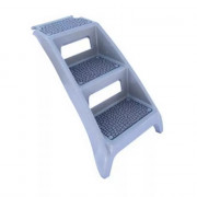 Escalier multi‑usage pour chiens et chats – PVC léger, marches antidérapantes et pieds stables
