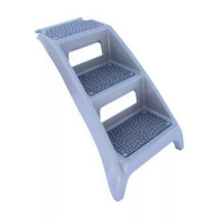 Escalier multi‑usage pour chiens et chats – PVC léger, marches antidérapantes et pieds stables