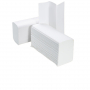 Serviettes pliées en Z en cellulose pure
