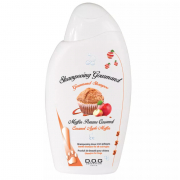 Shampoing gourmand muffin pomme caramel pour chiens