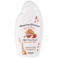 Shampoing gourmand muffin pomme caramel pour chiens