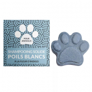 Shampoing solide pour pelage blanc