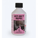 Shampoing vétérinaire mousseux anti-insectes pour petites espèces à fourrure