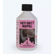 Shampoing vétérinaire mousseux anti-insectes pour petites espèces à fourrure