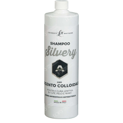 Shampooing à l'argent colloïdal. Antibactérien, antivirale et antifongique.