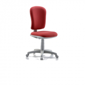 Chaise capitonnée ergonomique à dossier mobile