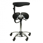 Chaise de Bureau noire Selle Divisée – Ergonomie Optimale – Réglages Multiples et Design Pro