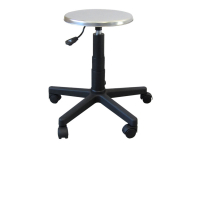 Tabouret à roulettes en inox AISI 304 réglable Tabouret à roulettes en inox AISI 304 réglable