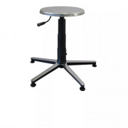 Tabouret professionnel en inox AISI 304 avec base aluminium