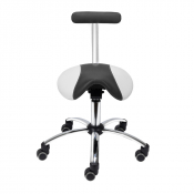 Tabouret Selle avec Dossier Amovible – Posture Droite – Confort Ergonomique Pro - 3 couleurs