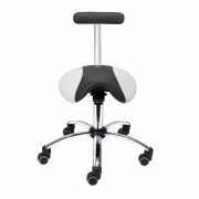 Tabouret Selle avec Dossier Amovible – Posture Droite – Confort Ergonomique Pro - 3 couleurs