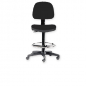 Tabouret vétérinaire en similicuir rembourré ignifuge