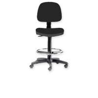 Tabouret vétérinaire en similicuir rembourré ignifuge