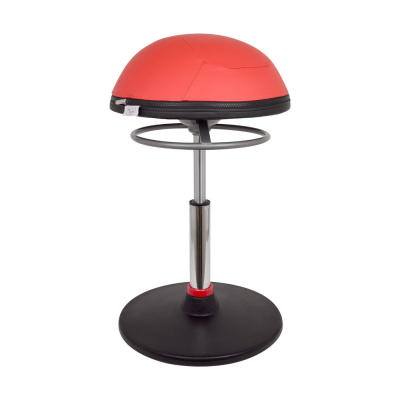 Tabouret pendule actif rouge