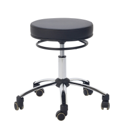 Tabouret pivotant avec anneau de dégagement - 7 couleurs disponibles