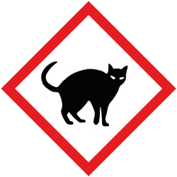 Pictogramme "Attention aux chats" en PVC rigide