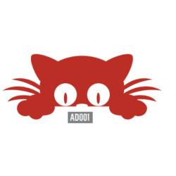 Sticker décoratif chat