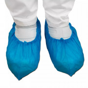 Couvre-Chaussures Médicales Bleues – Usage Unique – Modèle standard et anti-dérapant