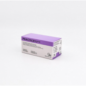 PRACTICRYL 910 - Suture synthétique pré-aiguillée,  résorbable, polyfilament, enduite
