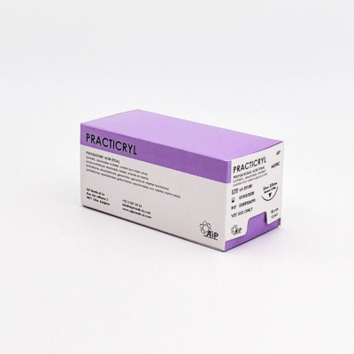 PRACTICRYL - Suture synthétique non aiguillée, résorbable, polyfilament, enduite 