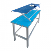 Table-civière pour échographies positionnable sur une table