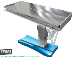 Table d'opération électrique avec plateau rabattable