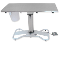 Table d'opération vétérinaire à levage électrique avec plan inox AISI 304 Table d'opération vétérinaire à levage électrique avec plan inox AISI 304
