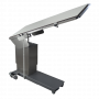 Table de chirurgie avec dessus plat et plaque translucide aux rayons X