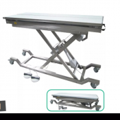 Table de chirurgie électrique avec bac d'évacuation