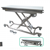 Table de chirurgie électrique avec bac d'évacuation