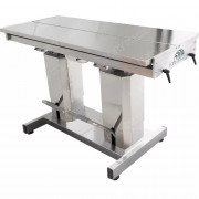 Table de chirurgie hydraulique à double colonne avec plateau rabattable