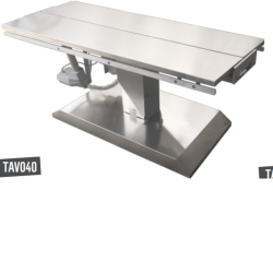 Table électrique de chirurgie avec panneau à boutons-poussoirs