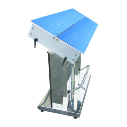 Table hydraulique pour orthopédie avec plateau radio-transparent