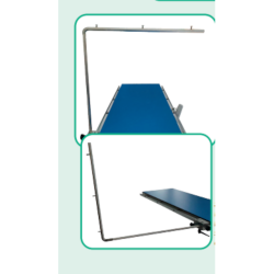 Tige pour tables vétérinaires pour accrocher des accessoires