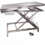 Table d'examen électrique inox sur pieds