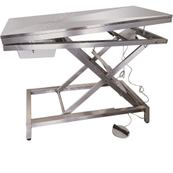 Table d'examen électrique inox sur pieds