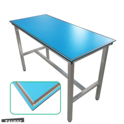 Table d'examen avec plateau radio-transparent
