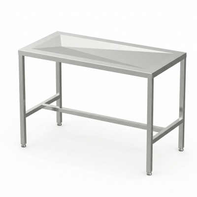 Table de consultation avec système d'écoulement