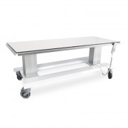 Table de radiographie vétérinaire pour appareil de radiographie à arceau en C