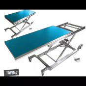 Table électrique avec plateau radiotransparent