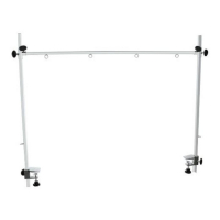 Potence double réglable en inox pour table de toilettage 120 cm – Sécurité et maintien professionnel Potence double réglable en inox pour table de toilettage 120 cm – Sécurité et maintien professionnel