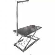 Table de toilettage en inox modèle Giove avec base