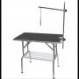 Table de toilettage pliante à potence simple sans roulette