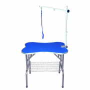Table de toilettage pliante en forme d'os portable