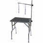 Table de toilettage pliante portable à potence réglable