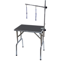 Table de toilettage pliante portable à potence réglable Table de toilettage pliante portable à potence réglable