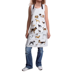 Tablier imperméable de toilettage motif chiens