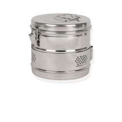 Tambours en inox pour stérilisation en autoclave - 11 tailles différentes